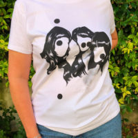 T-Shirt Dirty Femme blanc